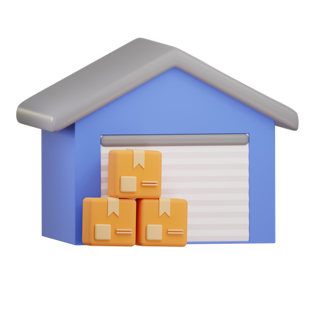 Warehouse  3D Icon