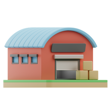 Warehouse  3D Icon