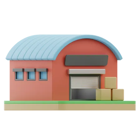 Warehouse  3D Icon