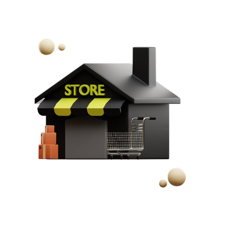 Warehouse  3D Icon