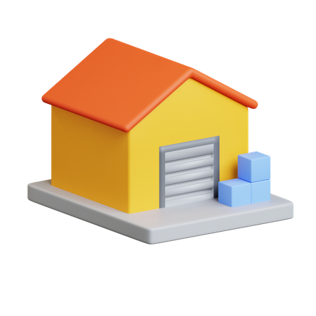 Warehouse  3D Icon