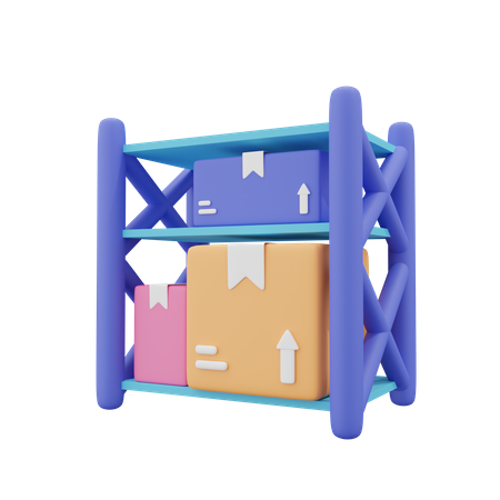 Warehouse  3D Icon