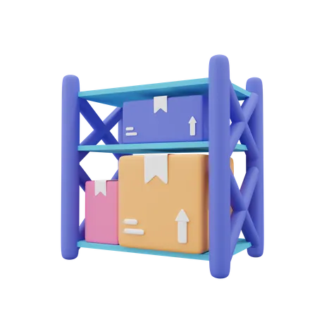 Warehouse  3D Icon