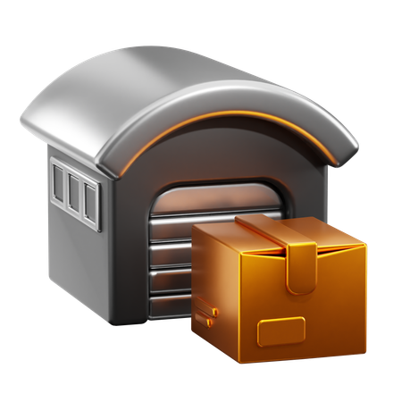 Warehouse  3D Icon