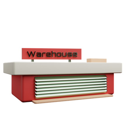 Warehouse  3D Icon