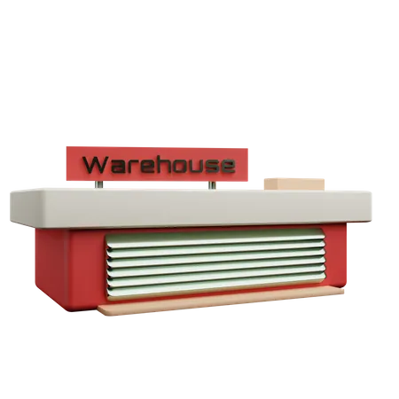 Warehouse  3D Icon