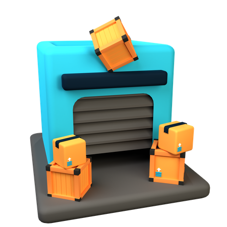 Warehouse  3D Icon