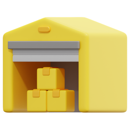 Warehouse 3D Icon