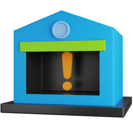 Warehouse Alert  3D Icon