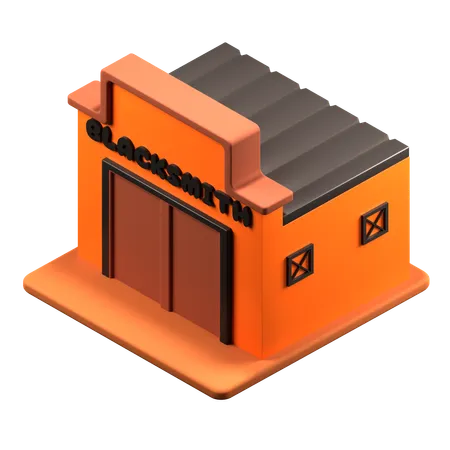 Warehouse Blacksmith  3D Icon