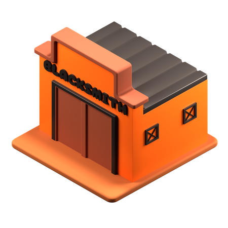 Warehouse Blacksmith  3D Icon