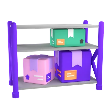 Warehouse Delivery  3D Illustration