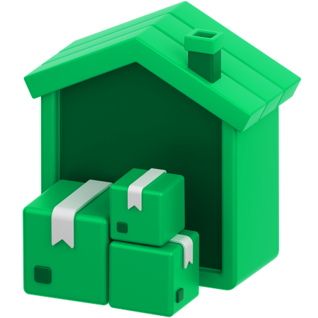 Warehouse Management  3D Icon