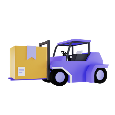 Warehouse Vehicle 3D Icon