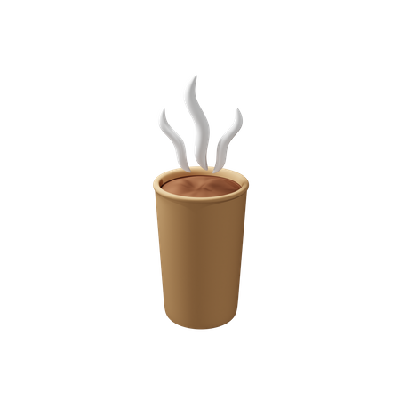 Warm Coffee  3D Icon