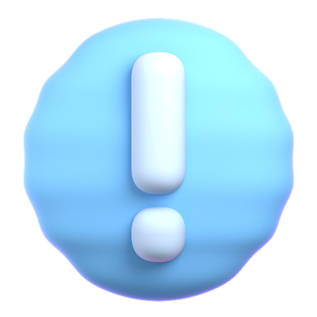 Warning  3D Icon