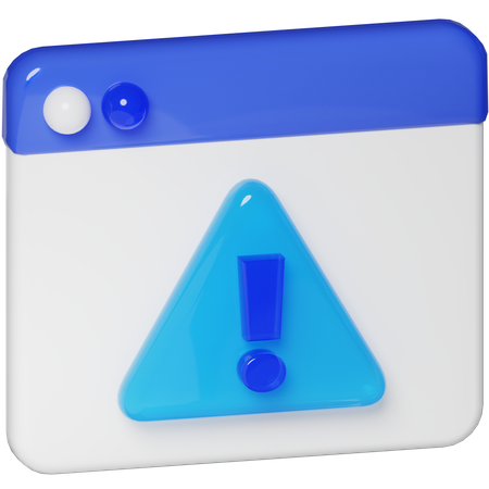 Warning  3D Icon