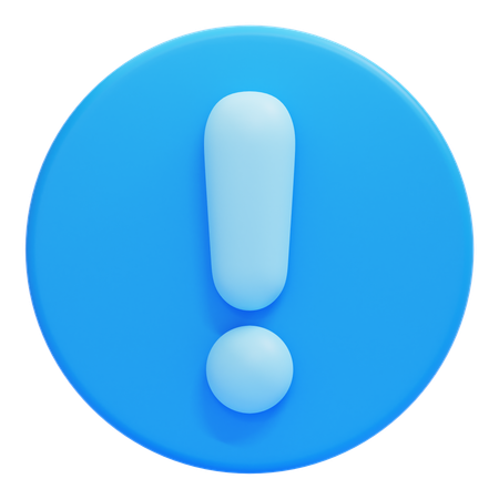 Warning  3D Icon