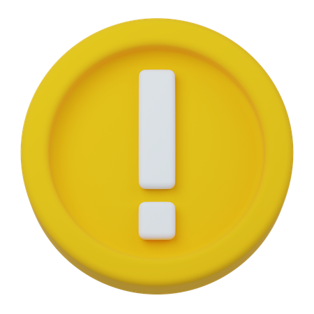 Warning  3D Icon