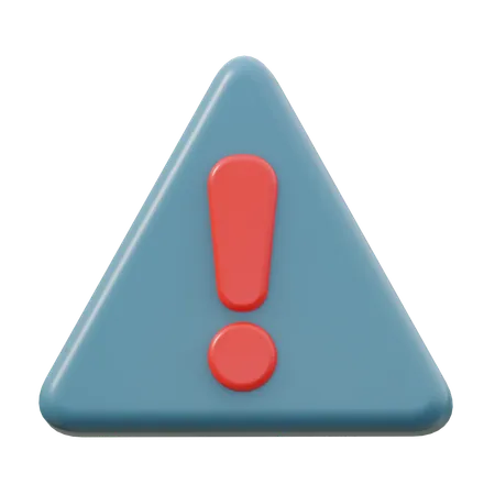 Warning  3D Icon