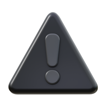 Warning  3D Icon