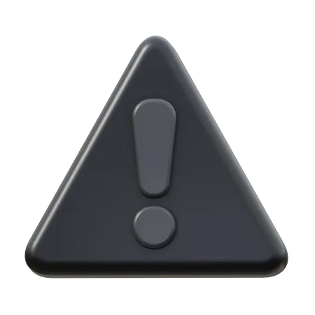 Warning  3D Icon