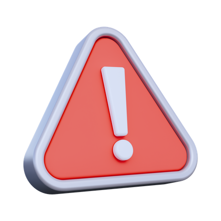 Warning  3D Icon