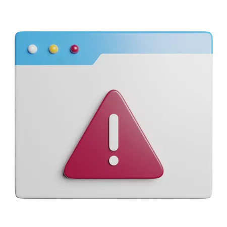 Warning  3D Icon