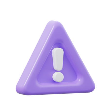 Warning  3D Icon