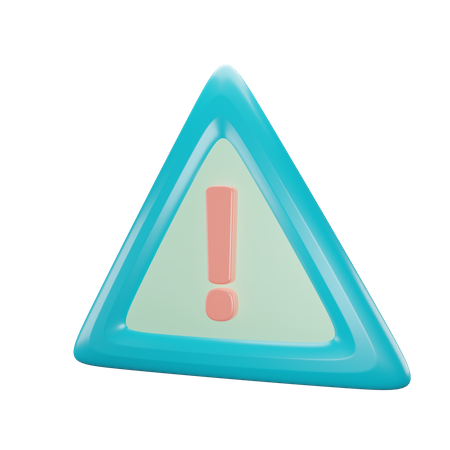 Warning  3D Icon