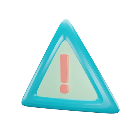 Warning  3D Icon