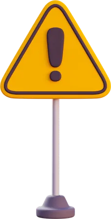 Warning  3D Icon