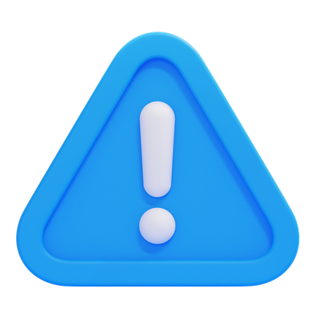 Warning  3D Icon