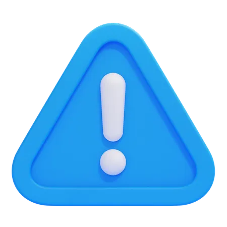 Warning  3D Icon