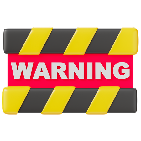 Warning  3D Icon