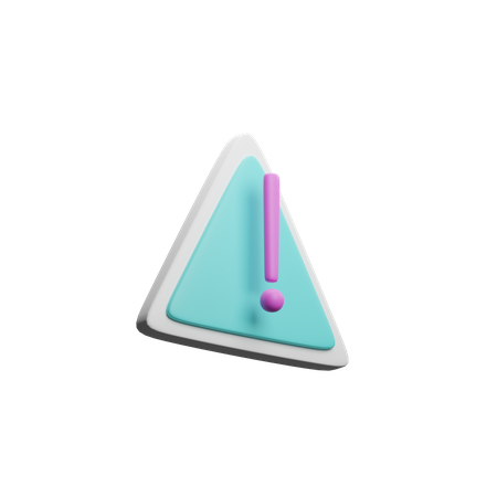 Warning  3D Icon