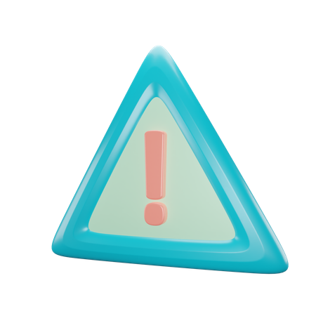 Warning  3D Icon