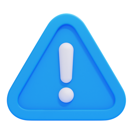 Warning  3D Icon