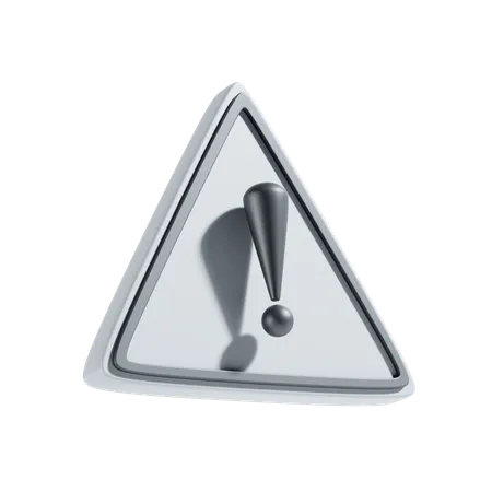 Warning Board 3 D Icon And Illustration 3D Icon