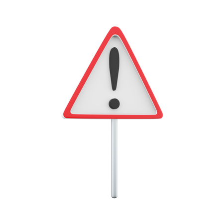 Warning Board  3D Icon