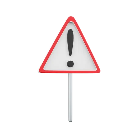 Warning Board  3D Icon