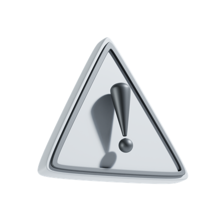 Warning Board  3D Icon