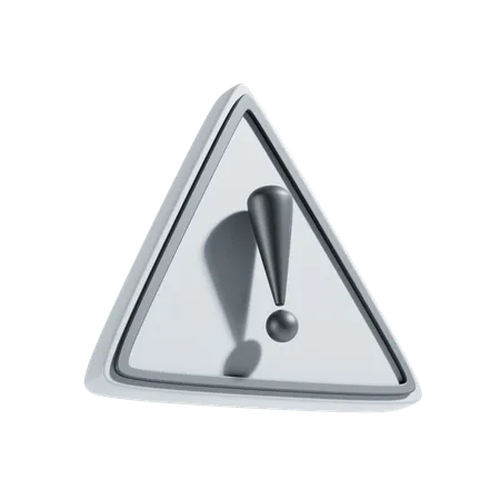 Warning Board  3D Icon