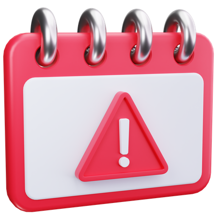 Warning Day  3D Icon
