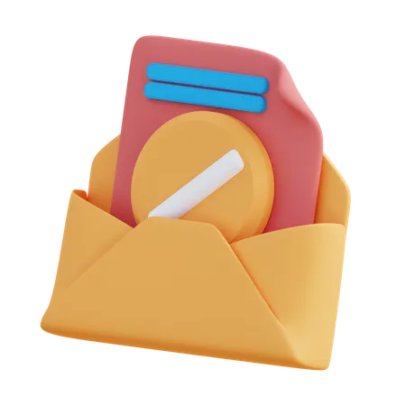3 D Illustration Of Error Warning Email 3D Icon