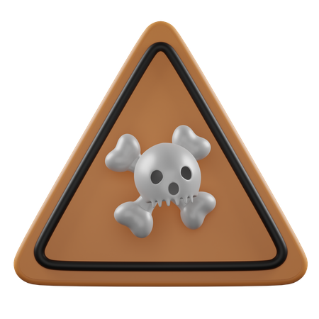 Warning Sign  3D Icon