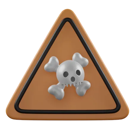 Warning Sign  3D Icon