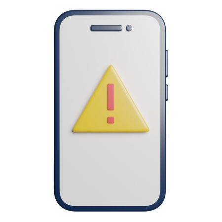 Warning Sign  3D Icon