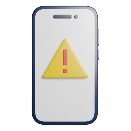 Warning Sign  3D Icon