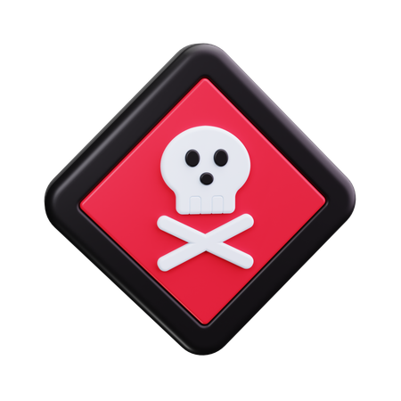 Warning sign  3D Icon